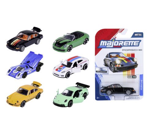 Majorette Porsche Motorsport Premium Araçlar, Die-Cast ( Metal ), 7.5 cm