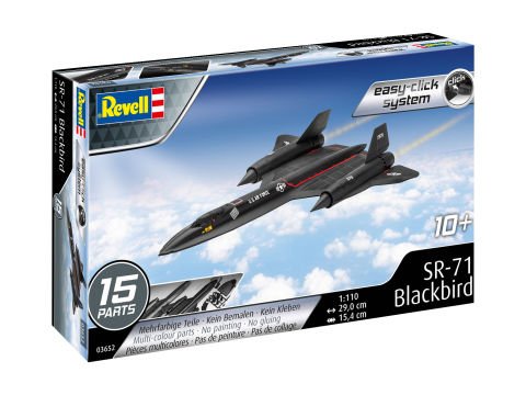 Revell Lockheed SR-71 Blackbird easy-click-system