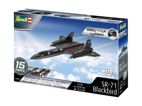 Revell Lockheed SR-71 Blackbird easy-click-system