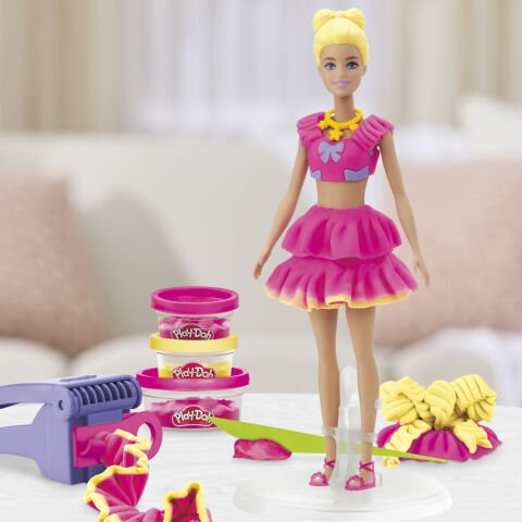 Play-Doh Barbie Fırfır ve Fiyonklar