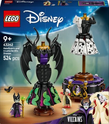 LEGO® Malefiz'in ve Cruella De Vil'in Elbiseleri 43262