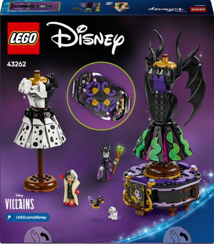 LEGO® Malefiz'in ve Cruella De Vil'in Elbiseleri 43262