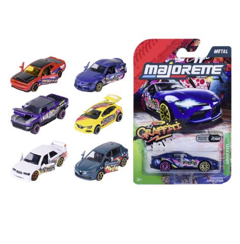 Majorette Limited Edition 11, Özel Motifli Graffi Araçları, Die-Cast ( Metal )