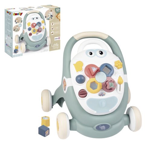 Little Smoby 3 ü 1 arada Eğitici ve Öğretici Eğlenceli Trotty Yürüteç