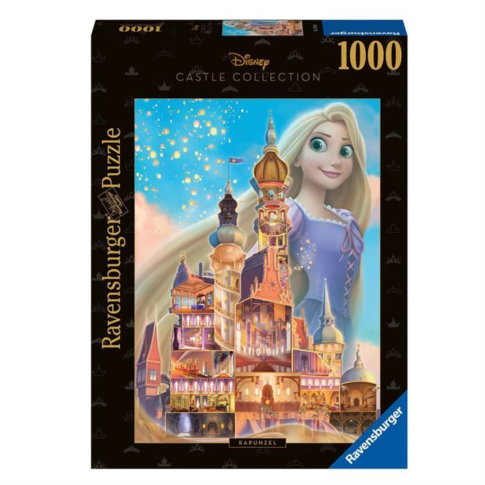 1000 Parça Puzzle Walt Disney Rapunzel Şato