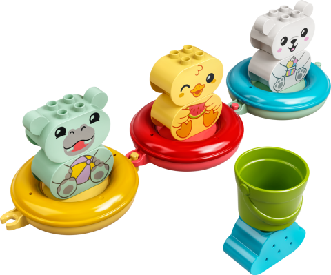 LEGO® DUPLO® İlk Banyo Zamanı Eğlencesi: Yüzen Hayvan Treni 10965 - 18 Ay ve Üzeri Okul Öncesi Yaştaki Çocuklar için Oyuncak Yapım Seti