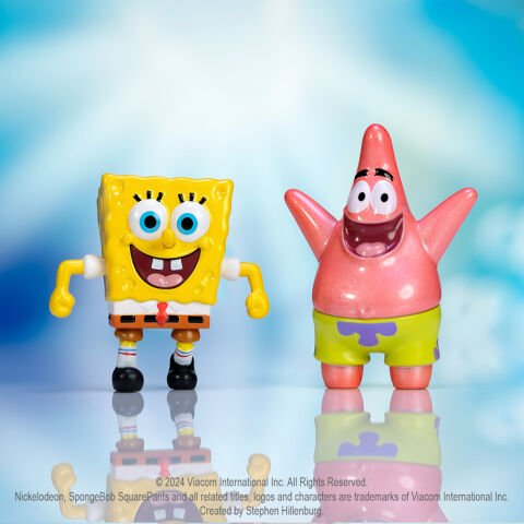 Jada Sponge Bob Tekli Paket Figürler, Die-Cast ( Metal ) 6,5 cm