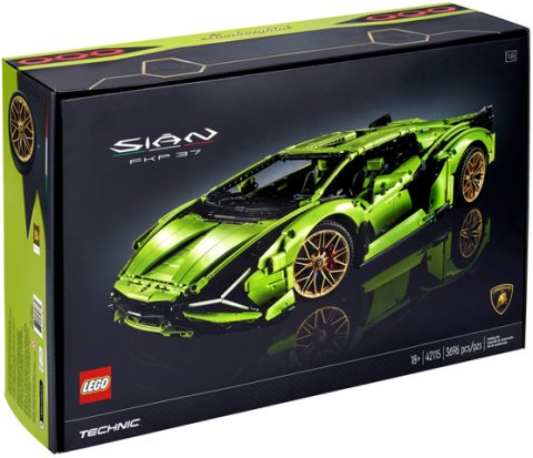 LEGO® Technic 42115 Lamborghini Sián FKP 37 Yapım Seti Yetişkin Oyuncak Hobi Araba Koleksiyon