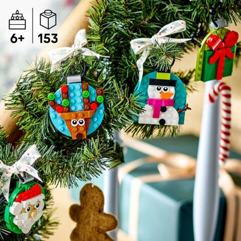 LEGO® Yılbaşı Süsü Koleksiyonu Asılabilen Süsler 40744