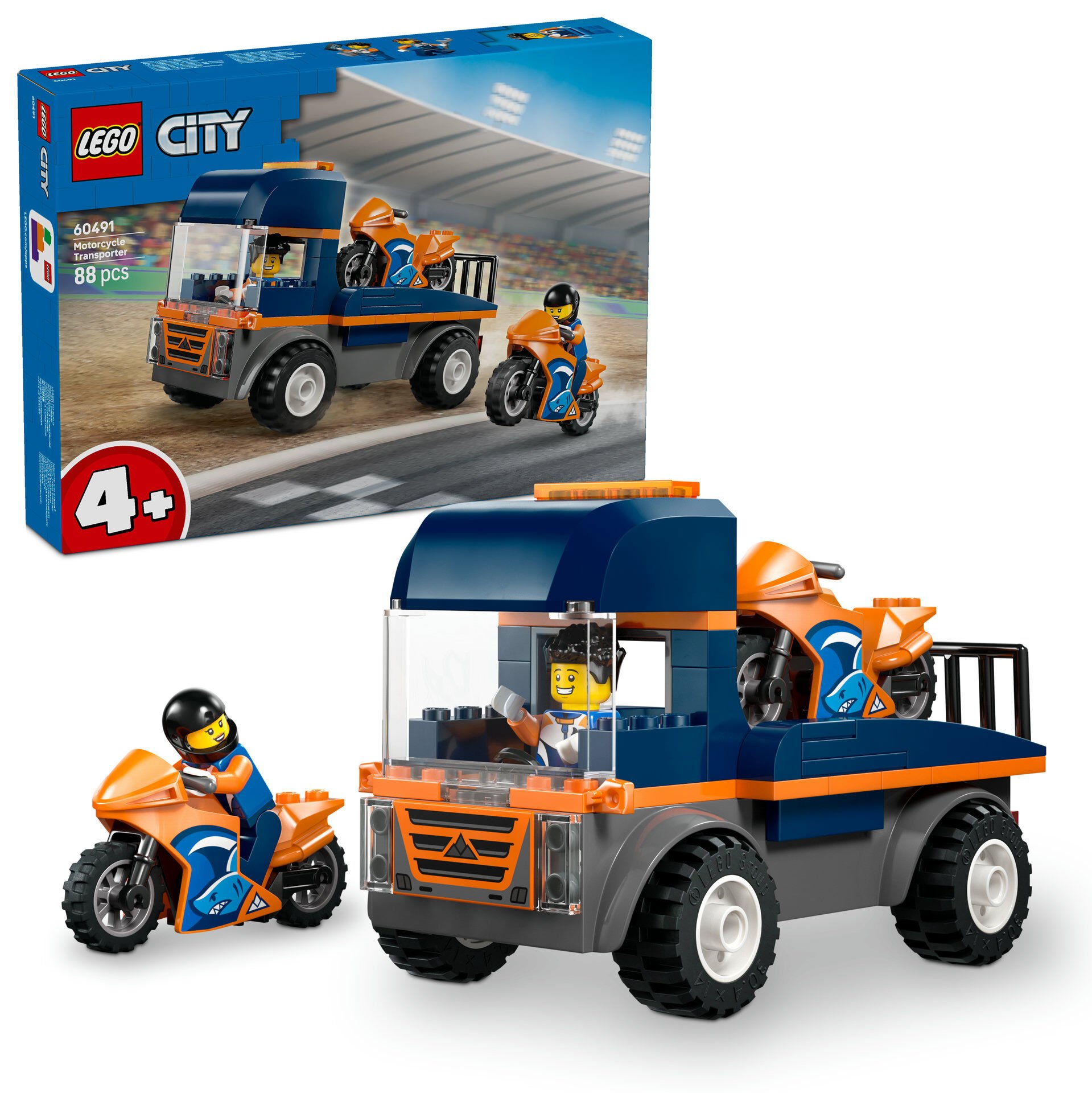 LEGO® City Motosiklet Taşıyıcı 60491