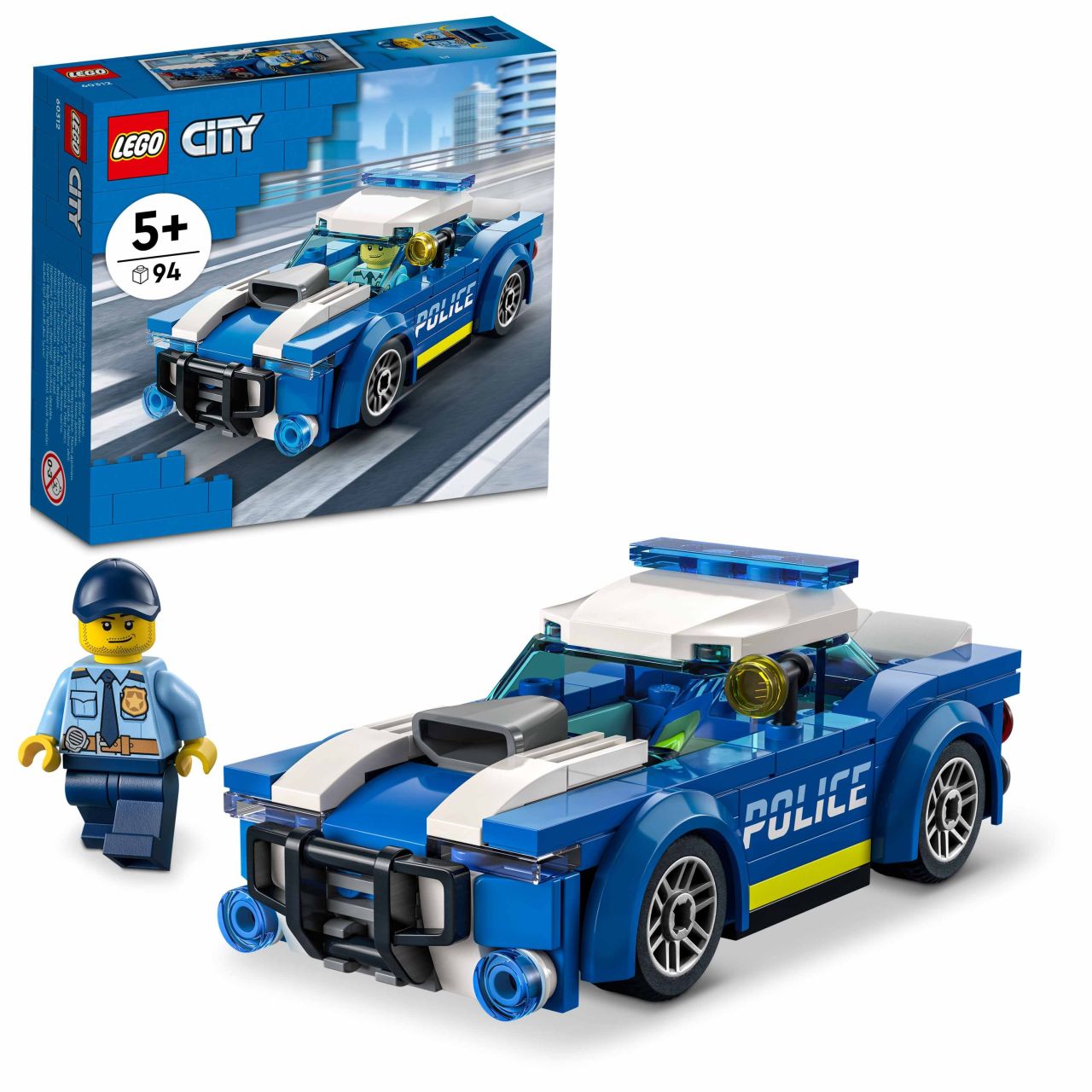 LEGO® City Polis Arabası 60312 - 5 Yaş ve Üzeri Çocuklar için Tasarlanmış Oyuncak Yapım Seti