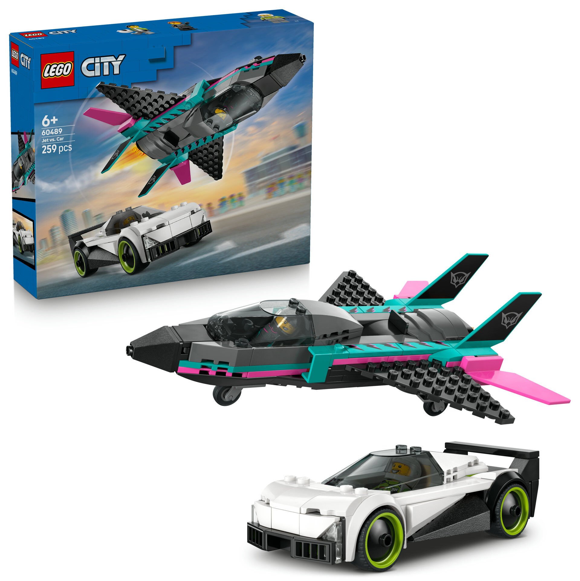 LEGO® City Jet, Arabaya Karşı 60489