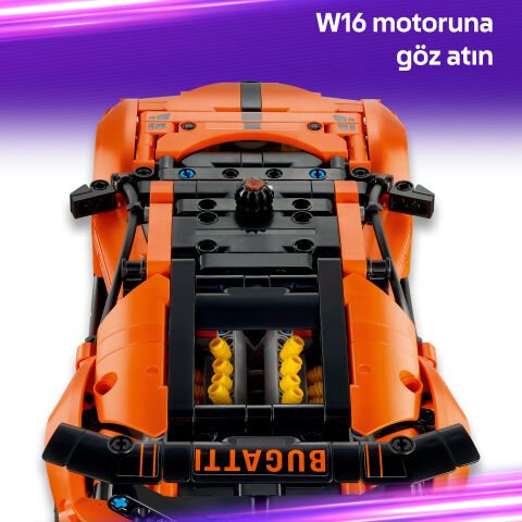 LEGO® Technic™ Bugatti Chiron Pur Sport Hiper Araba 42222