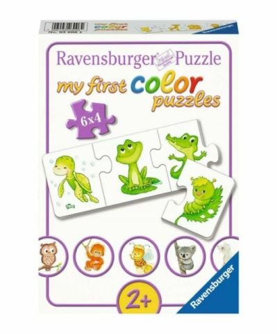 6x4 Parça Puzzle İlk Renkli Hayvanlar