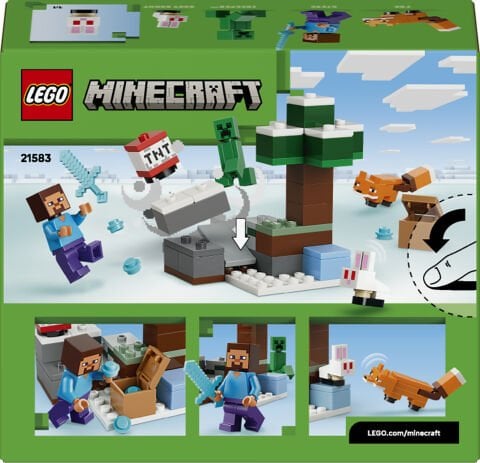LEGO® Minecraft® Steve’in Tayga Macerası 21583