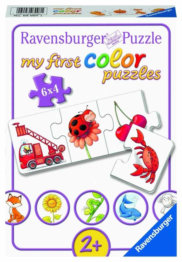 6x4 Parça Puzzle Bütün İlk Renklerim