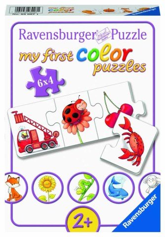 6x4 Parça Puzzle Bütün İlk Renklerim