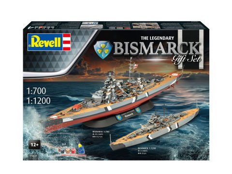Revell Gift Set The Legendary Bismarck (1:700 & 1:1200)