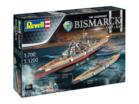 Revell Gift Set The Legendary Bismarck (1:700 & 1:1200)