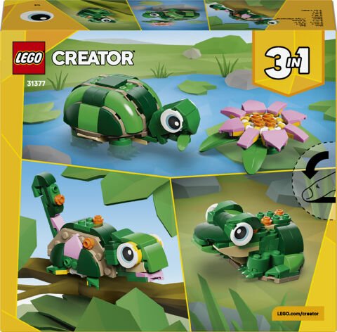 LEGO® Creator 3’ü 1 Arada Kaplumbağa ile Nilüfer Çiçeği 31377