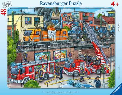 Ravensburger 48 Parça Büyük Çerçeveli Puzzle İtfaiye