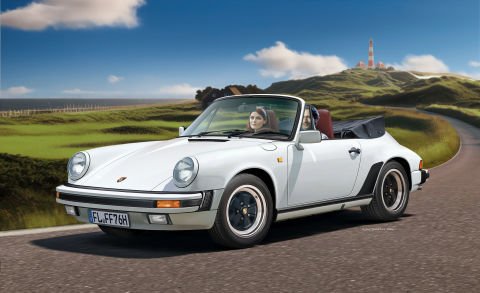 Revell Gift Set Porsche 911 G-Model Cabrio 50th Anniv.