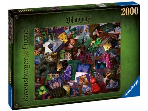 2000 Parça Puzzle Walt Disney Villians Karakterler