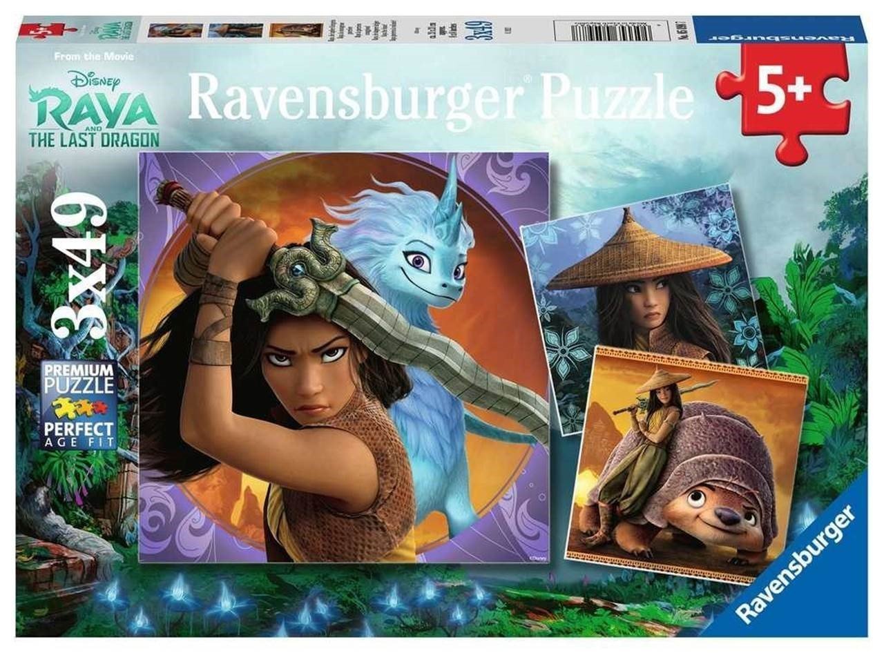 3x49 Parça Puzzle Walt Disney Raya