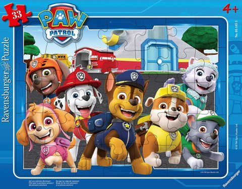 Ravensburger 33 Parça Büyük Çerçeveli Puzzle Paw Patrol