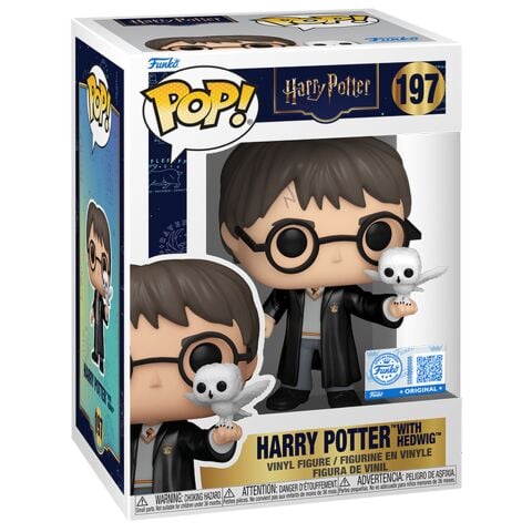 Pop! Movies: Harry Potter S20- Harry with Hedwig (Exc)