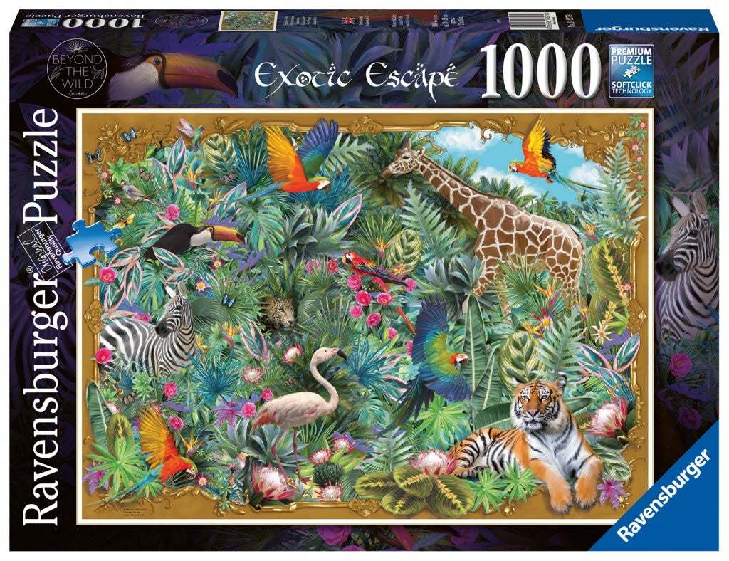 1000 Parça Puzzle Egzotik Hayvanlar