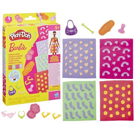 Play-Doh Barbie Tasarımcı Desenleri Aksesuar Paketi