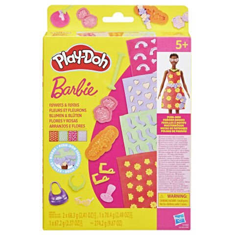 Play-Doh Barbie Tasarımcı Desenleri Aksesuar Paketi