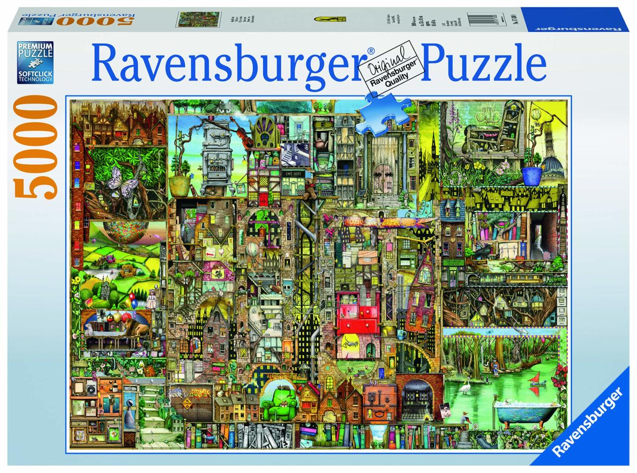 5000 Parça Puzzle Colin Thompson - Tuhaf Kasaba