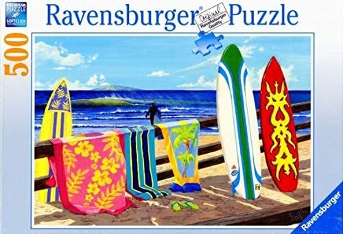 500 Parça Puzzle Sahilde Surfler