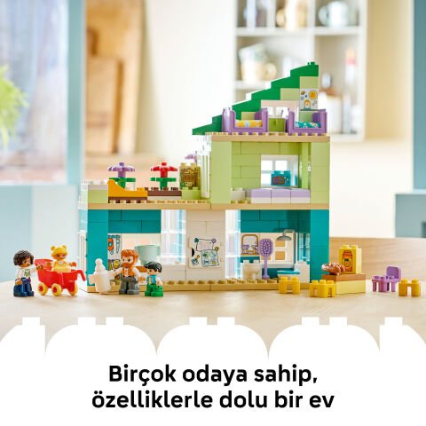LEGO® DUPLO® Kasabası 3’ü 1 Arada Figürlü Modern Aile Evi 10470