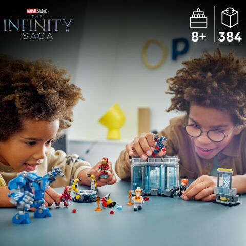 LEGO® Iron Man'in Laboratuvarı: Zırh Salonu 76315