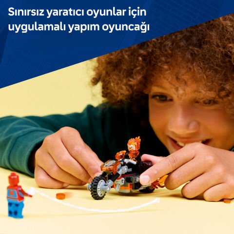 LEGO® ǀ Marvel Örümcek Adam vs. Ghost Rider Motosikleti 76335