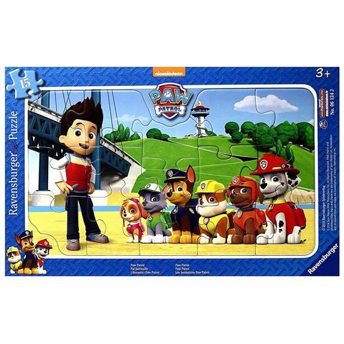 Ravensburger 15 Parçalı Küçük Çerçeveli Puzzle Paw Patrol -061242