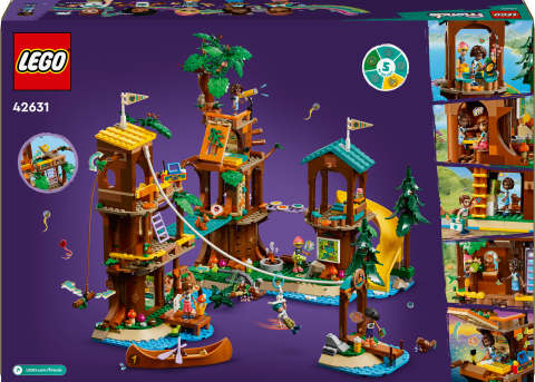 LEGO® Friends Macera Kampı Ağaç Ev Oyun Seti 42631